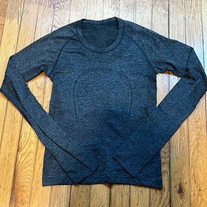 lululemon swiftly long sleeve shirt | size 6 | grey